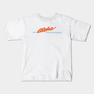 Defunct Aloha Airlines Kids T-Shirt